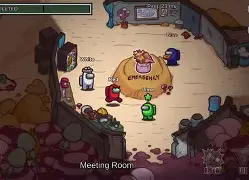 Browser impostor game screenshot showing social deduction gameplay reference